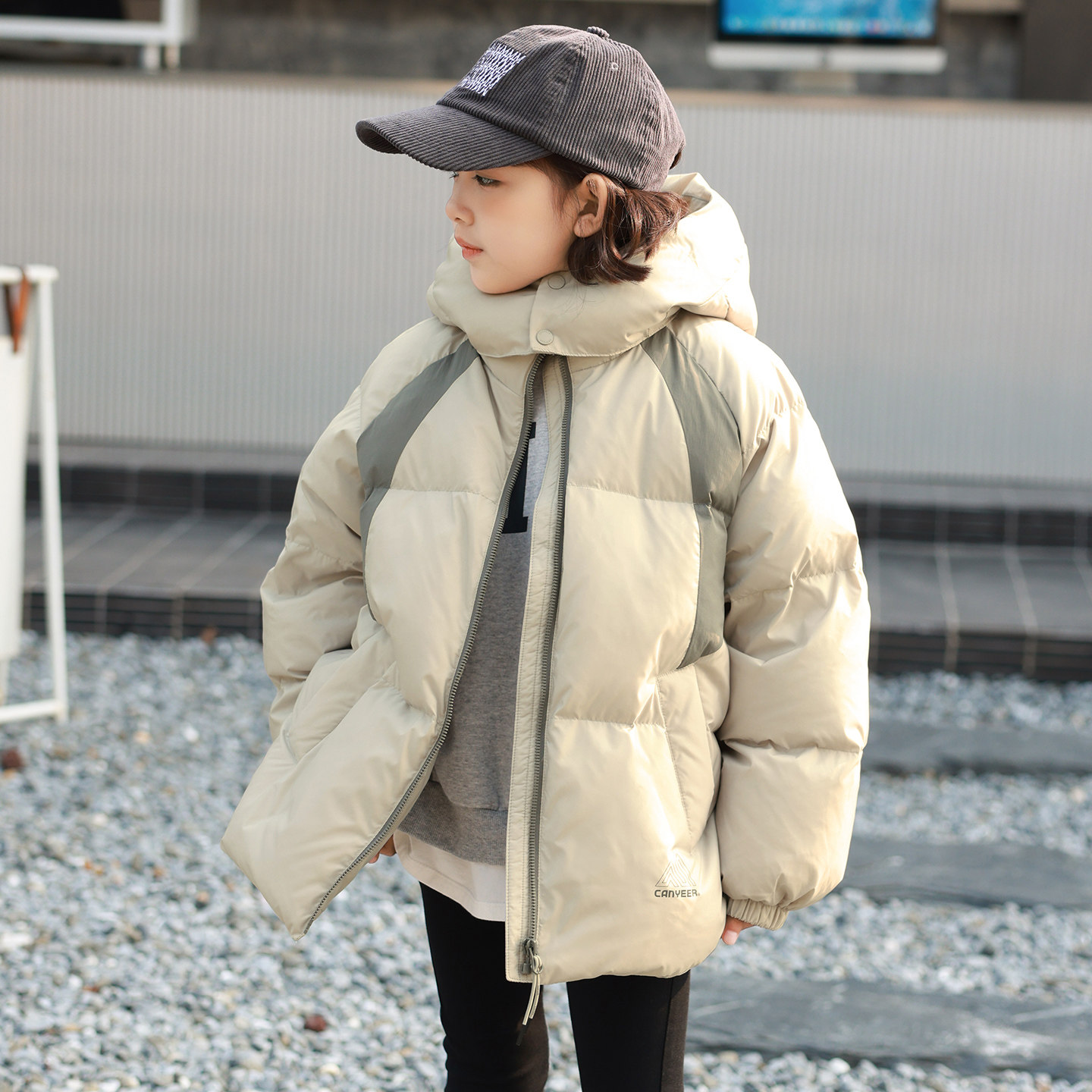康衣儿童装羽绒服短款男童加厚2025冬新款女童羽绒服中大童装亲子