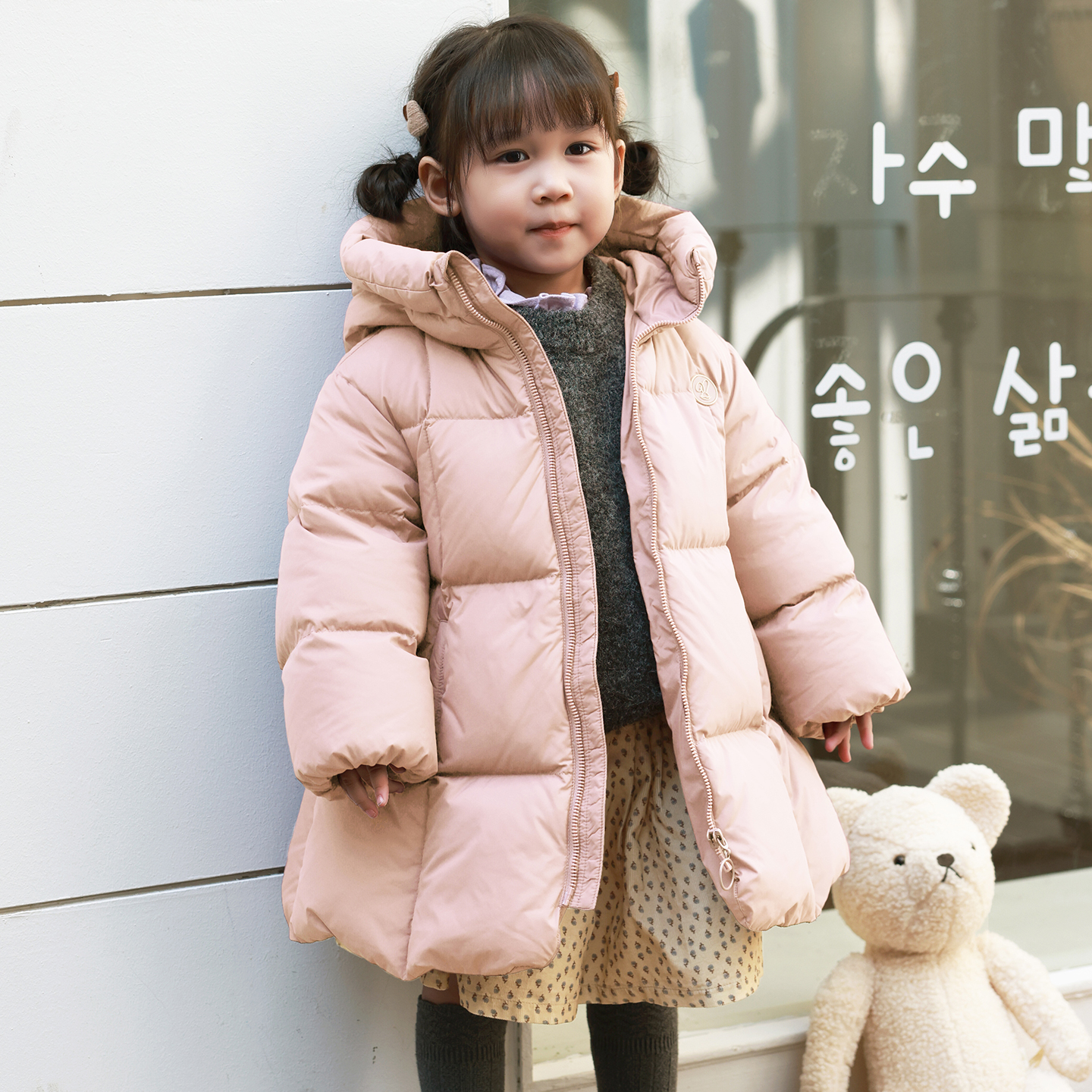 宝宝羽绒服中长款2025冬季新款女童羽绒服中小童装1-3-6-8岁4215