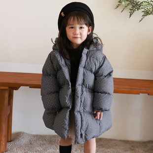 宝宝羽绒服中小童装 新款 8岁4205 女童羽绒服中长款 2025冬季
