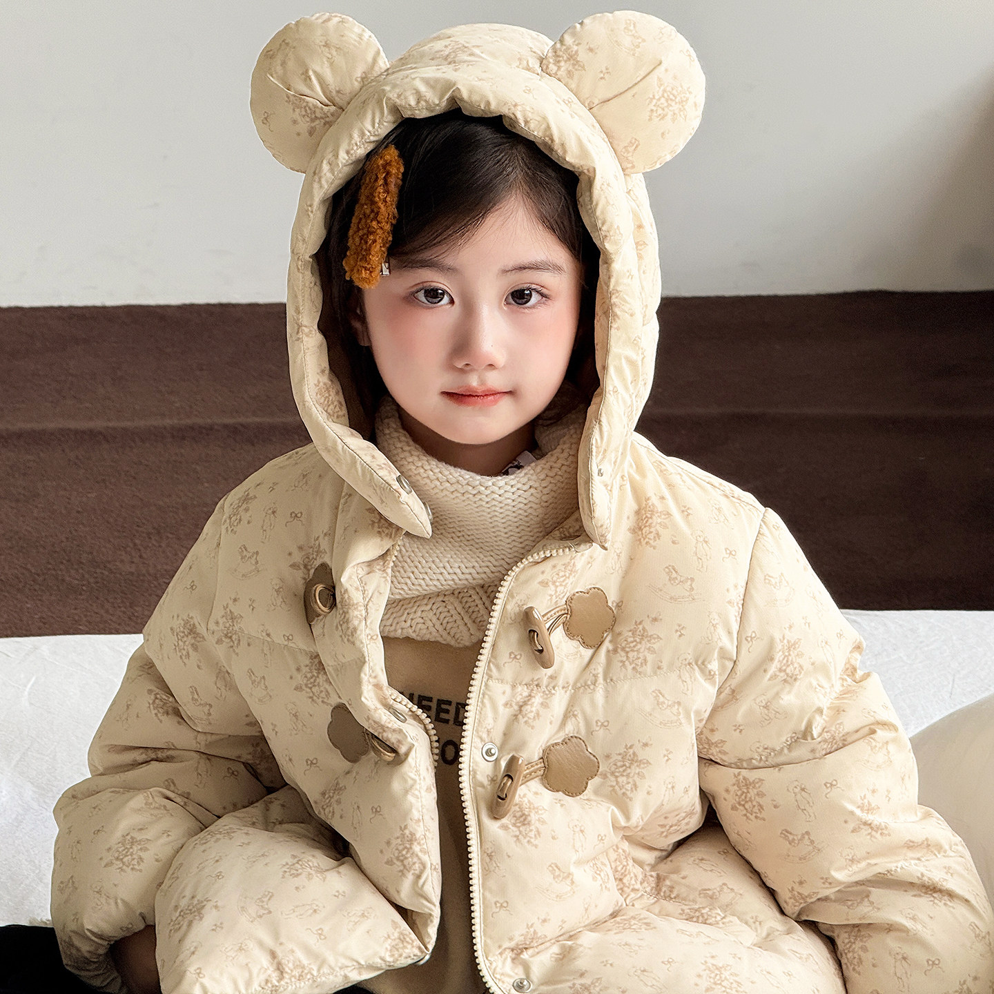 2026冬季新款宝宝羽绒服中长款加厚女童羽绒服中小童装1-3-6岁202