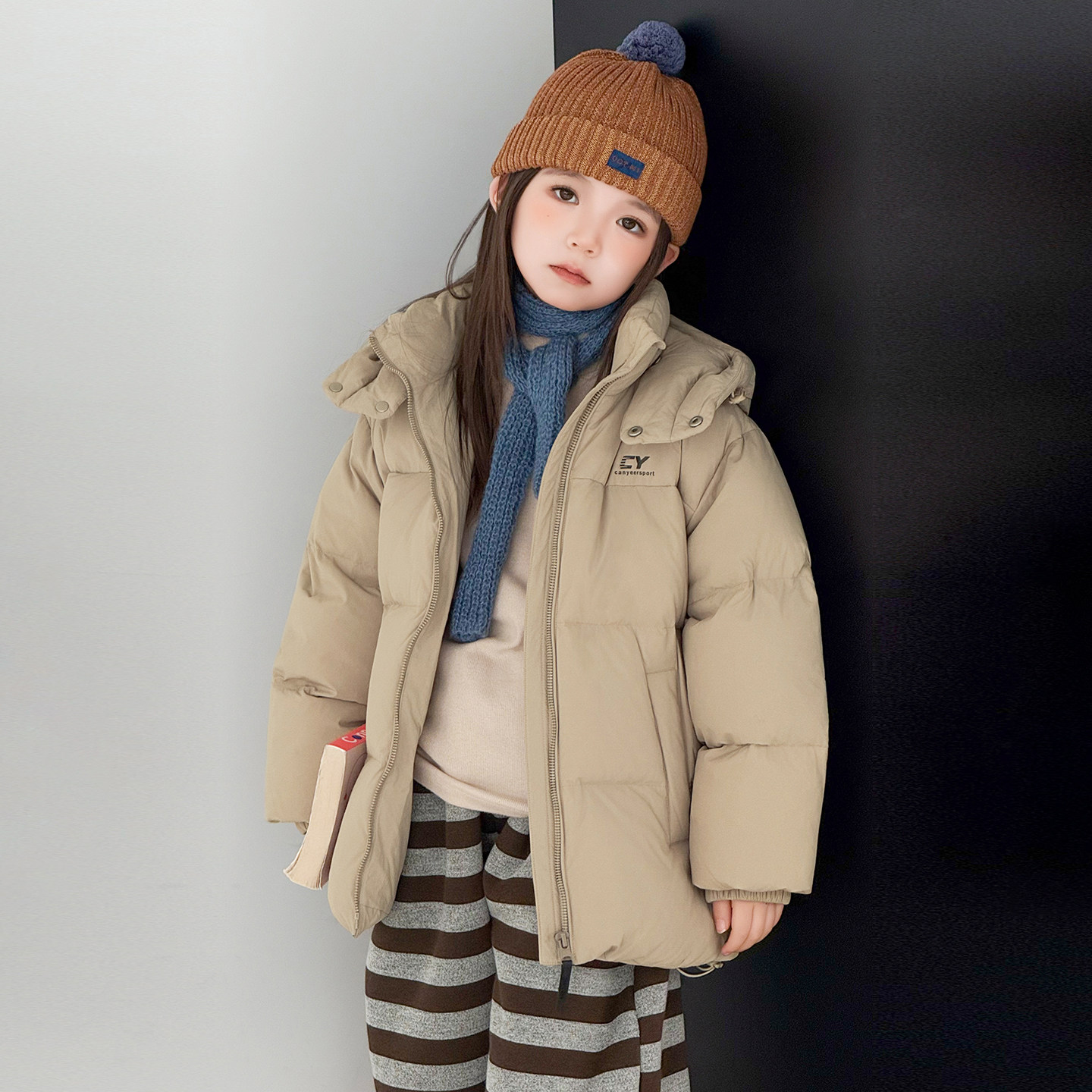 康衣儿童装羽绒服女童2026冬季新款男童羽绒服加厚中大童亲子外套