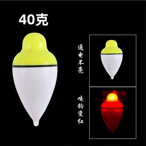 鲢鳙电子漂夜钓漂咬钩爆闪抛竿海竿远投大头漂鲢鱼浮钓夜光大肚漂