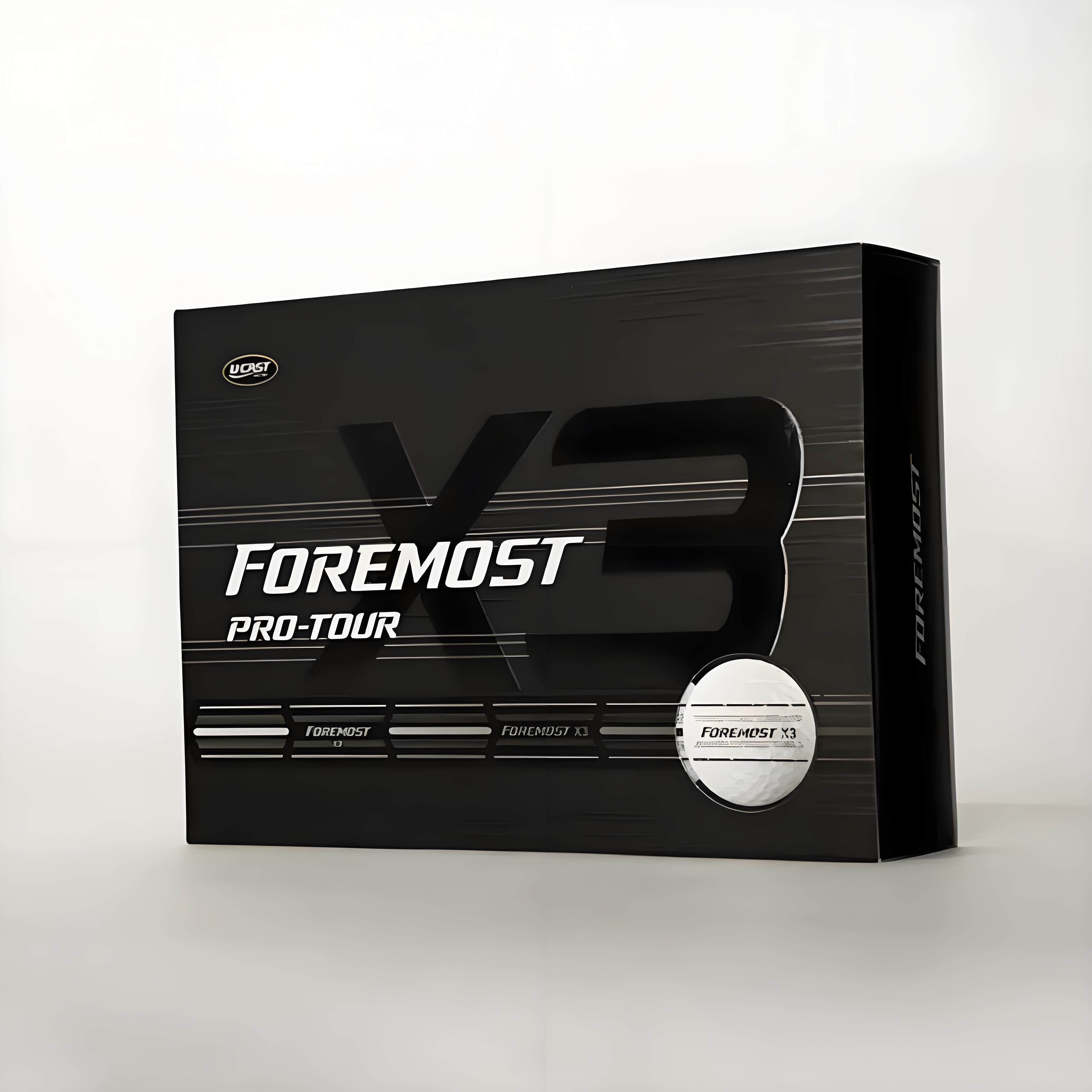 台湾进口高尔夫球FOREMOST PROTOUR X3三层球超远距离下场比赛球
