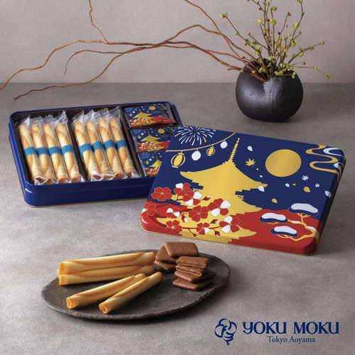 包邮 日本 Yoku Moku雪茄蛋卷 曲奇饼干蛋卷 伴手礼礼物