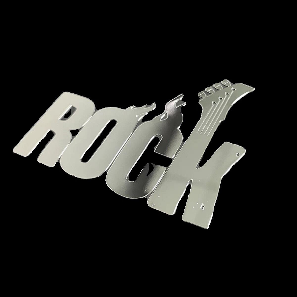 音乐摇滚玩家ROCK吉他乐器金属贴装饰贴耳机贴 音响贴纸 手机背贴