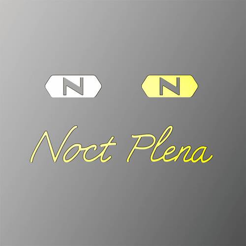 适用于Nikon尼康noct相机镜头金属logo装饰标贴纸plena微单反镜头