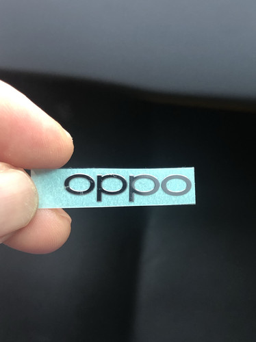 oppo同款手机logo金属贴DIY金属标志手机壳背面超薄金属商标标贴