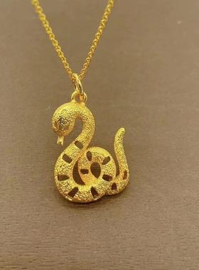 沙金十二生肖转运项链