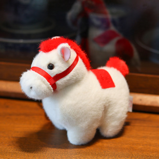 2026马年吉祥物公仔彩虹小马挂件生肖小马驹玩偶包包挂饰毛绒玩具