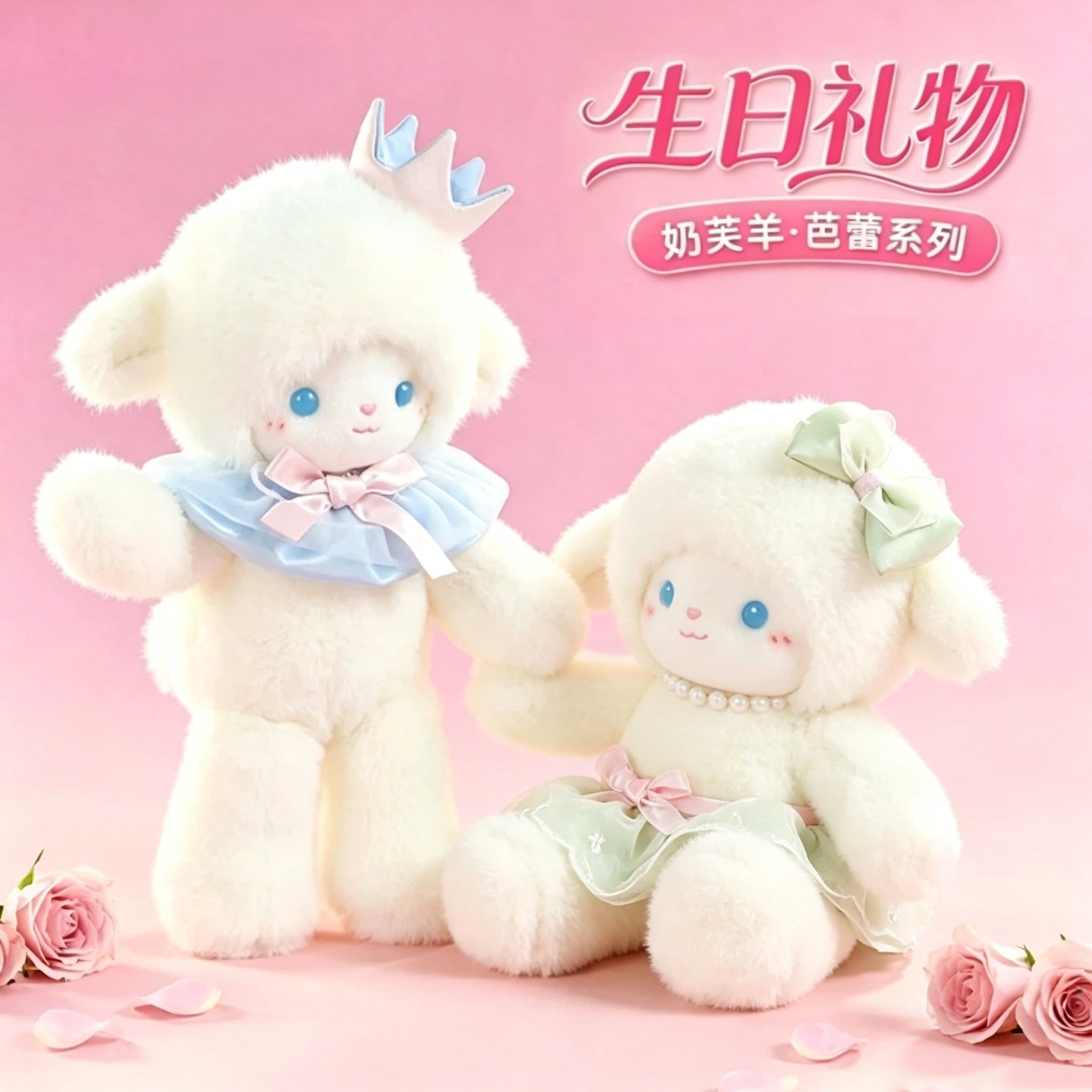 【奶芙小羊玩偶】礼物送女朋友