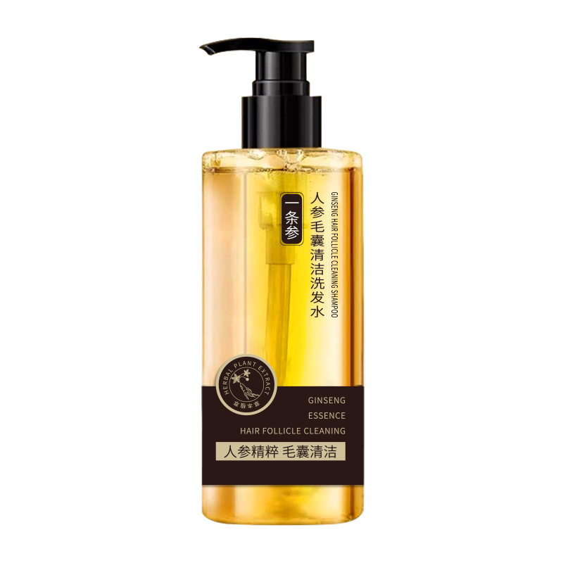 琪瑟人参洗发水洗发液亮泽乌黑滋养植萃养护发一条参洗发水