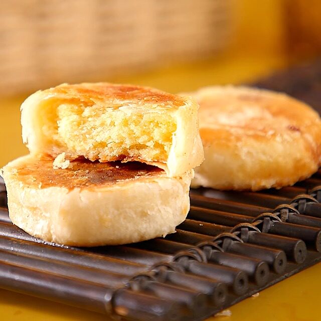 惠来绿豆饼正宗传统红卷纸绿豆饼筒潮汕特产豆沙饼红豆香芋黑豆饼