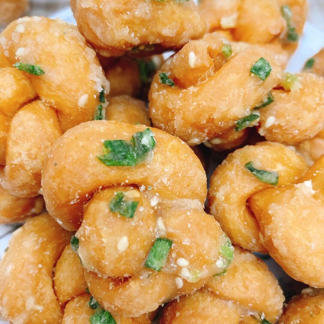 小麻花香葱油索潮汕特产小吃正宗传统潮州手工办公室零食糕点茶点