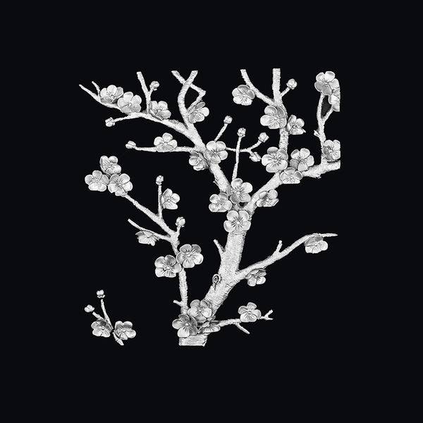 定制荣盛达小幅锡制手工梅兰竹菊锡画壁画装饰画家用办公摆件