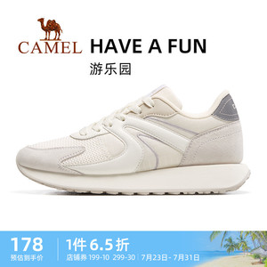 【游乐园】骆驼运动鞋女士2023春季时尚潮流防滑软底休闲阿甘鞋男