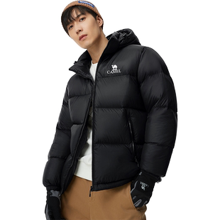 骆驼小太阳户外羽绒服冬季新款男女防风防泼水石墨烯自发热面包服