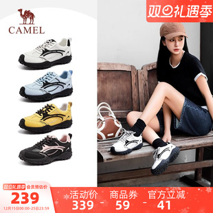 增高老爹鞋 休闲板鞋 复古阿甘鞋 骆驼女鞋 德训鞋 新款 运动鞋 2025秋季
