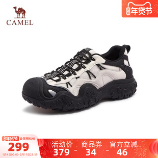 骆驼熊猫丑萌女鞋2026春季新款时尚防滑阿甘鞋休闲板鞋子登山鞋女