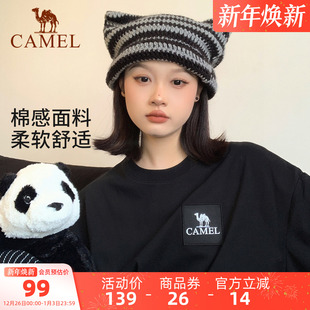 速干棉短袖 骆驼户外速干t恤男女情侣款 登山速干衣 王俊凯同款