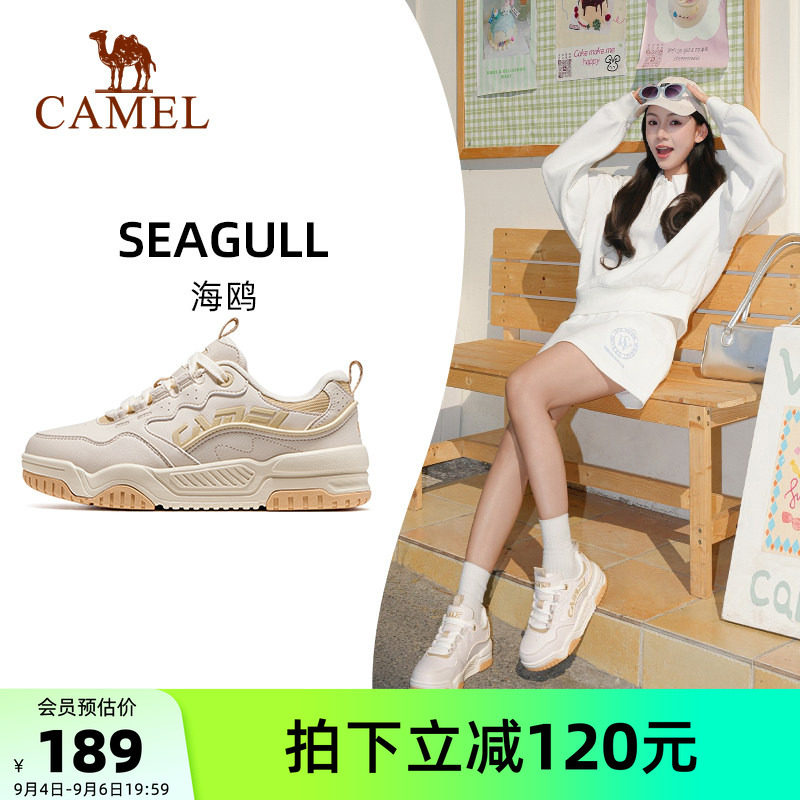 骆驼海鸥运动鞋女款2026春夏新款鞋子女鞋防滑透气休闲鞋板鞋女士图片