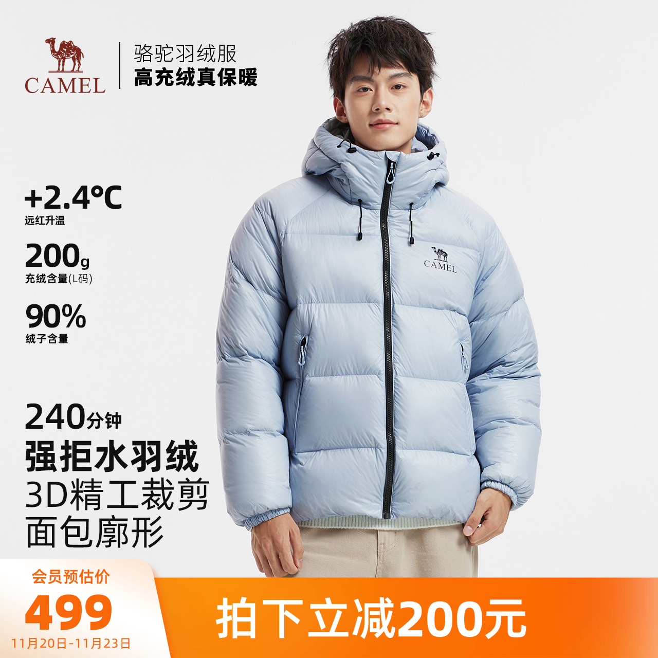 新的一个链接，多拍套消费券 骆驼黑砖5pro，消费券到手345 得物479秒卖 - 线报酷