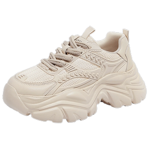 骆驼女鞋2024秋季新款老爹鞋女款透气复古运动鞋厚底增高休闲鞋子