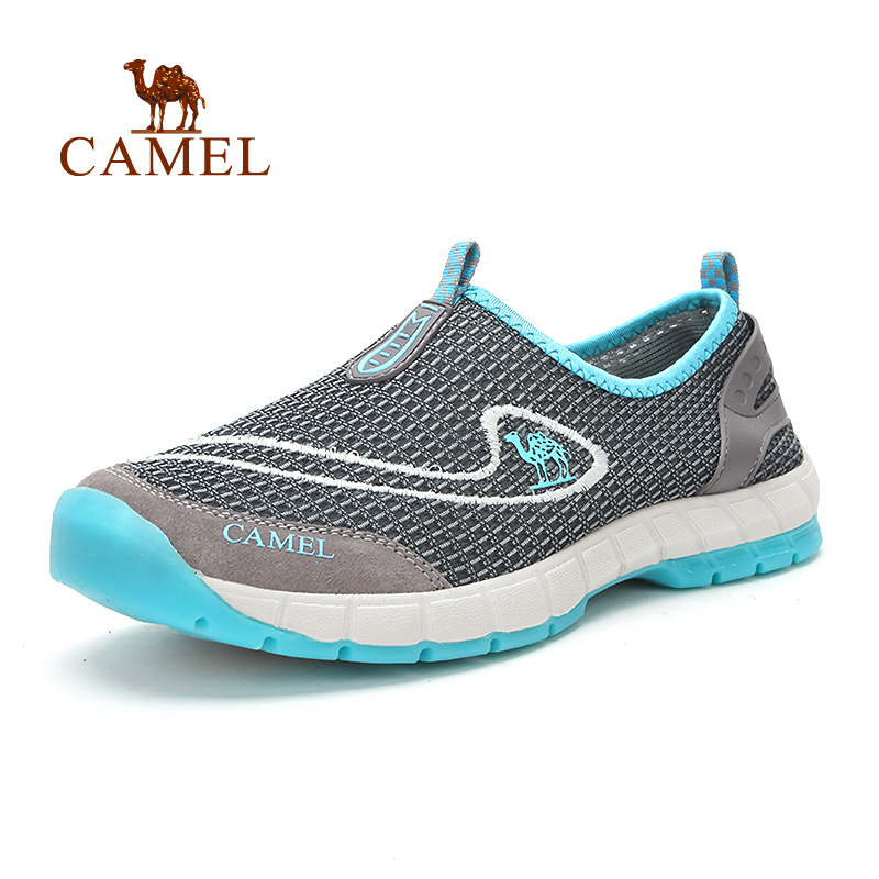 Chaussures sports nautiques en Daim + mesh CAMEL - Ref 1062483 Image 2