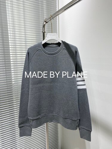 made by plane小飞机独家定制TB经典款华夫格套头卫衣四条杠卫衣