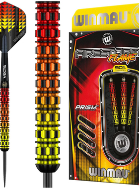 WINMAU Firestorm Flame直筒彩色镀钛直筒钨钢飞镖火焰专业比赛镖