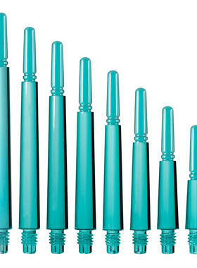 CosmoFit Shaft Normal Clear Blue普通透明蓝色多种长度飞镖杆