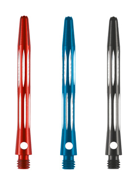 纵横飞镖专卖  Harrows Aztec 系列 45mm 红、蓝、黑铝合金飞镖杆