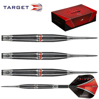 TARGET Daytona Fire系列24克酒桶型钛合金飞镖95含钨量硬式飞镖