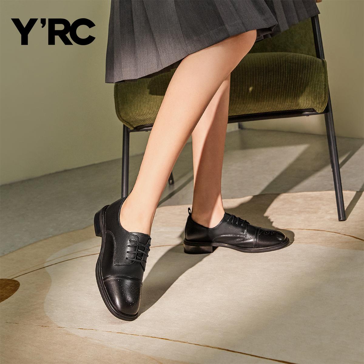 单鞋真皮英伦风小皮鞋