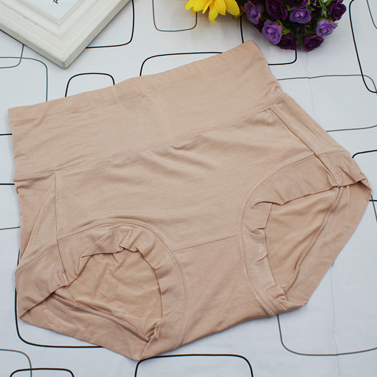 女士内裤莫代尔高腰收腹竹纤维透气大码女生三角短裤 欣彤宁
