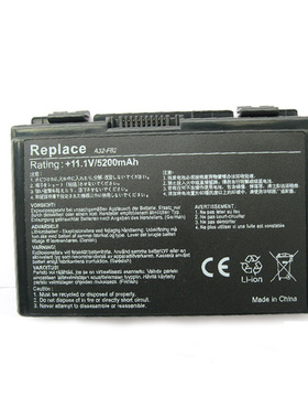 适用asus华硕 K40in/ie/af id k401j/k501n K40AC/AD ab A41i X5DI A8ail X8Ain/AIP x8aaf/aij笔电池A32-F82