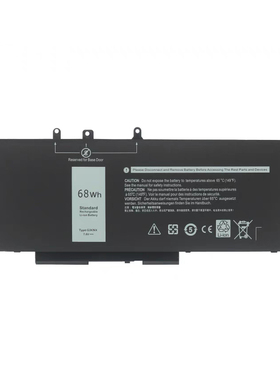 适用戴尔Latitude 5580 5590 5591 5480 5488 5490 5285 5288 precision 3520 3530 M3520电池 GJKNX GD1JP