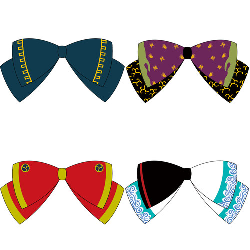 银魂周边发夹蝴蝶结发圈头饰冲田总悟银时神乐动漫cos手办饰品新