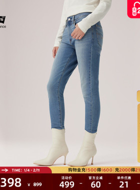 Levi's李维斯冬暖系列秋季新品女士721紧身高腰休闲时尚牛仔裤