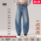 休闲宽松牛仔弯刀裤 s李维斯冬暖系列女士美式 0039A Levi 商场同款