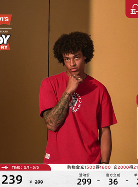 Levi's® x Toy Story联名系列男士美式针织休闲短袖T恤0034T