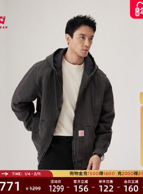 商场同款Levi's李维斯工装25年秋冬新款男士巴恩风棉服外套 A3222