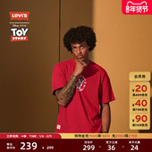 s® 美式 Levi Toy Story联名系列男士 针织休闲短袖 T恤0034T
