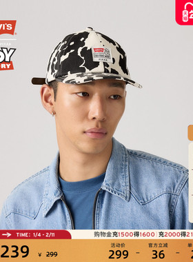 Levi's® x Toy Story联名系列男女同款美式弯檐牛仔棒球帽004IN