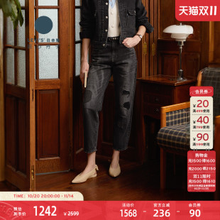 复古牛仔裤 s李维斯匠心丹宁日本制女士美式 A5889 Levi 商场同款
