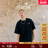 Levi T恤 复古休闲高街纯棉针织宽松短袖 s®SilverTab™男士 美式