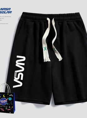 NASA SOLAR夏季新款男女户外休闲短裤潮牌情侣宽松抗皱运动五分裤