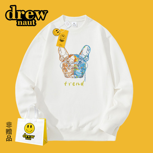 潮牌纯棉秋冬笑脸百搭休闲卫衣