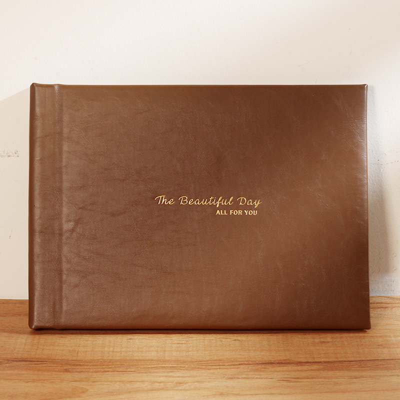 忆贝纸皮质相册定制婚礼纪念册
