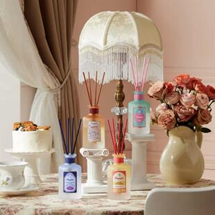 升级 日本朗德林香薰下午茶无火香薰挥发棒房间卧室扩香香氛摆件