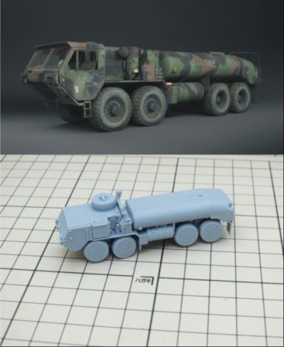 板件/成品：1/144美军现代U.S M978重型油罐车模型